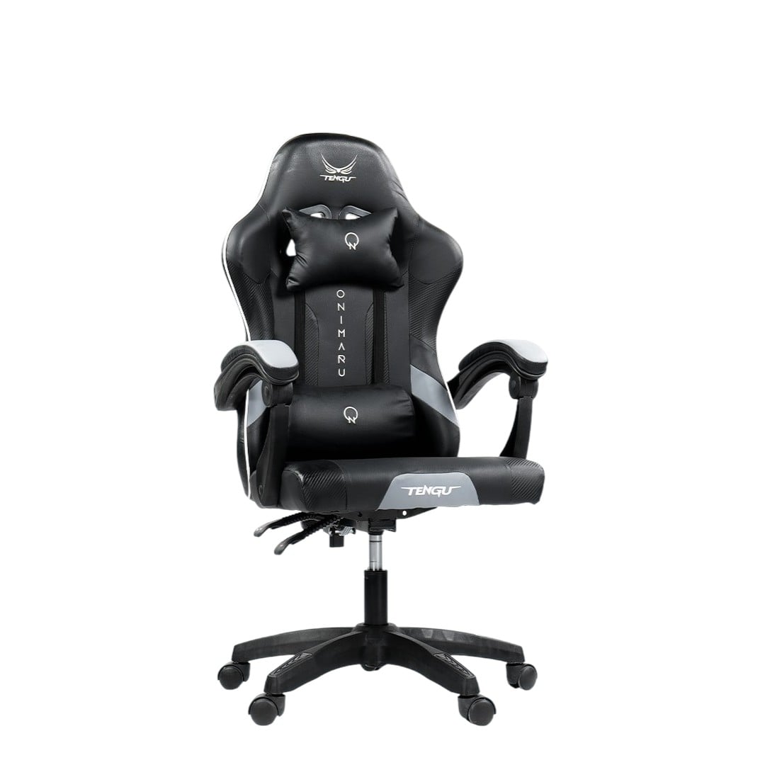 เก้าอี้เกมมิ่ง TENGUGAMINGGEARS รุ่น ONIMARU (CH-ON-SL) สีดำ (เบาะหนัง)_0
